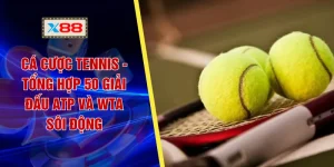 Cá Cược Tennis X88 - Tổng Hợp 50 Giải Đấu ATP Và WTA Sôi Động